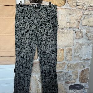 Green and black animal print jeans from Talbots